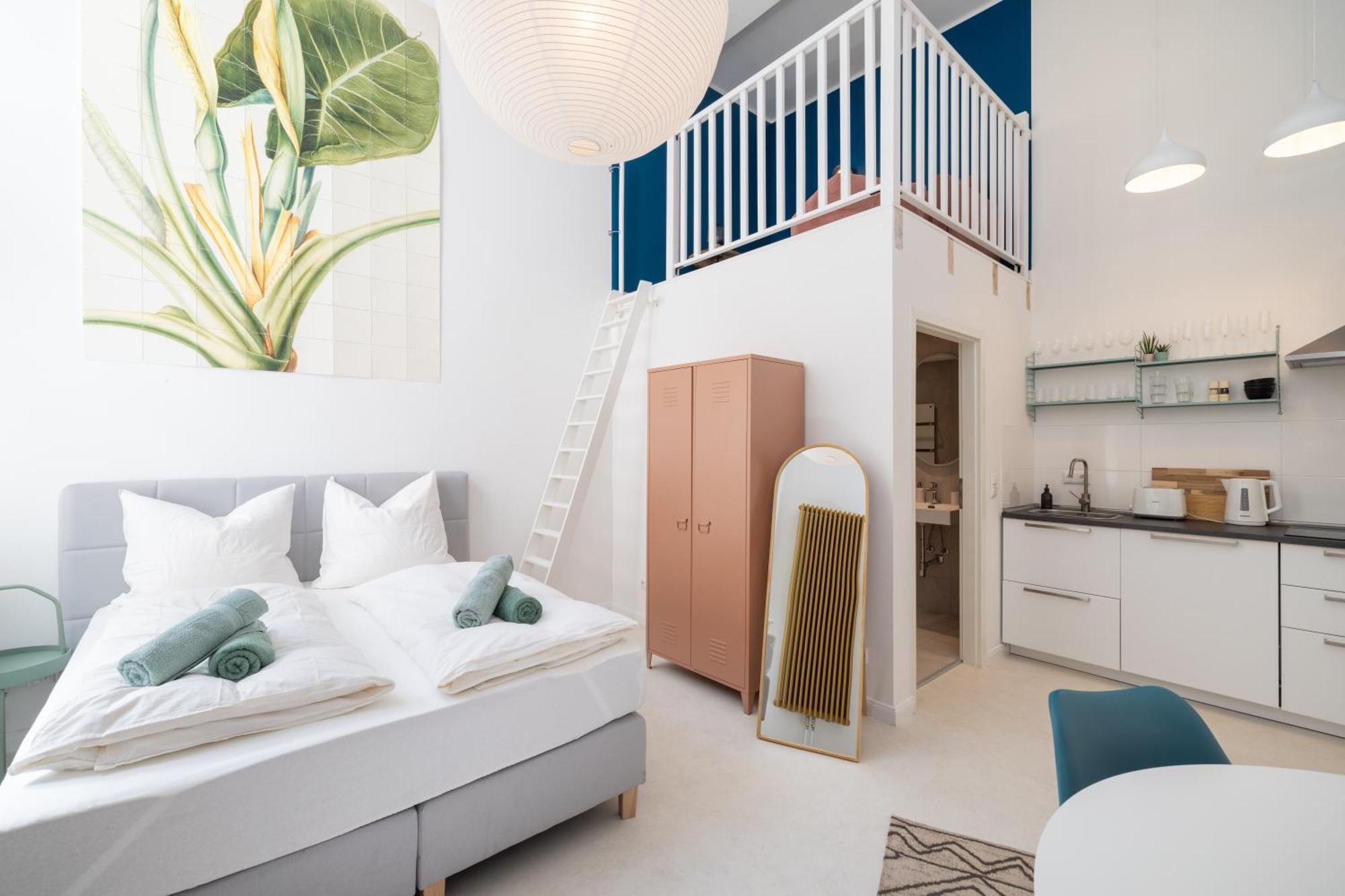 Great 2-Room Loft With 2 Bathrooms And 2 Kitchen Berlim Exterior foto